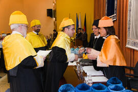 Investidura de nuevos doctores por la Universidad de Málaga. Paraninfo. Diciembre de 2009