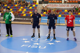 Partido Japón - Corea del Sur. Categoría masculina. Campeonato del Mundo Universitario de Balonmano. Antequera. Julio de 2016