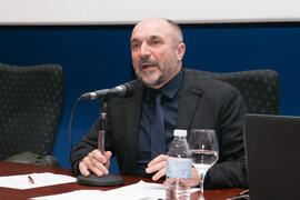 Eugenio José Luque. Graduación de Másters de la Facultad de Ciencias Económicas y Empresariales de la Universidad de Málaga. Paraninfo. Abril de 2018