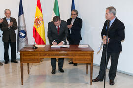 Toma de Posesión de Francisco José Andrade Núñez como Vicesecretario General de la Universidad de Málaga. Edificio del Rectorado.  Marzo de 2016