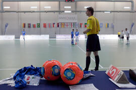 Partido Alemania contra Brasil. 14º Campeonato del Mundo Universitario de Fútbol Sala 2014 (FUTSAL). Antequera. Julio de 2014