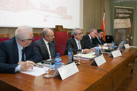 José Ángel Narváez en la clausura del 50 Aniversario de la Facultad de Económicas. Facultad de Ciencias Económicas y Empresariales. Marzo de 2016