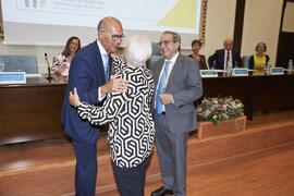 Reconocimiento a personal jubilado. Celebración del 50 Aniversario de la Facultad de Medicina de la Universidad de Málaga. Facultad de Medicina. Octubre de 2022