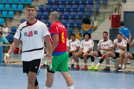 Partido Portugal - Egipto. Categoría masculina. Campeonato del Mundo Universitario de Balonmano. Antequera. Junio de 2016