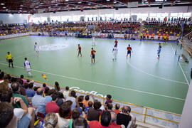 Partido España contra Eslovaquia. 14º Campeonato del Mundo Universitario de Fútbol Sala 2014 (FUTSAL). Antequera. Julio de 2014