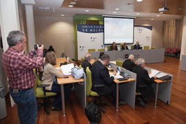 Ceremonia de apertura. X Pleno del Consejo Universitario Iberoamericano (CUIB) de la Universidad de Málaga. Rectorado. Marzo de 2012