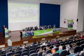 Acto inaugural del 6º Congreso Internacional de Actividad Física Deportiva para Mayores. Escuela Técnica Superior de Ingeniería de Telecomunicaciones y de Informática. Marzo de 2015