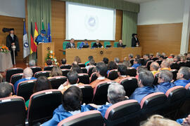 Investidura como Doctor "Honoris Causa" de Hans-Dieter Wienberg por la Facultad de Ciencias de la Universidad de Málaga. Rectorado. Mayo de 2016