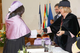Investidura de nuevos doctores por la Universidad de Málaga. Paraninfo. Febrero de 2012