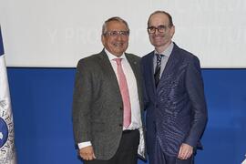Toma de posesión de Francisco Miguel Salguero Caparrós como profesor titular del Área de Organización de Empresas de la Universidad de Málaga. Toma de posesión de nuevos catedráticos y profesores titulares de la Universidad de Málaga. Paraninfo. Noviembre de 2023