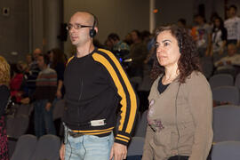 Asistentes a la ponencia de clausura del 4º Congreso Internacional de Actividad Físico-Deportiva para Mayores. Escuela Técnica Superior de Ingeniería Informática y Telecomunicaciones. Marzo de 2011