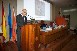 José Juan Benítez Rochel en el acto conmemorativo del 50 Aniversario de la Facultad de Económicas. Facultad de Ciencias Económicas y Empresariales. Octubre de 2015