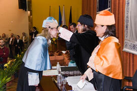 Investidura de nuevos doctores por la Universidad de Málaga. Paraninfo. Diciembre de 2009