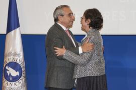 Toma de posesión de Rita Pilar Romero Galisteo como profesora titular del Área de Fisioterapia de la Universidad de Málaga. Toma de posesión de nuevos catedráticos y profesores titulares de la Universidad de Málaga. Paraninfo. Noviembre de 2023
