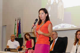 Acto de bienvenida a los alumnos de primer curso de Económicas. Paraninfo. Septiembre de 2014