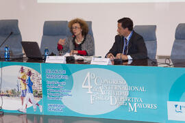 Intervención de Marta Carranza. Conferencia inaugural del 4º Congreso Internacional de Actividad Físico-Deportiva para Mayores. Escuela Técnica Superior de Ingeniería Informática y Telecomunicaciones. Marzo de 2011