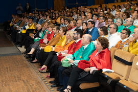 Asistentes a la investidura de nuevos doctores por la Universidad de Málaga. Paraninfo. Junio de 2019