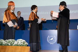 Investidura de Kazuyo Sejima como Doctora "Honoris Causa" por la Escuela de Arquitectura de la Universidad de Málaga. Paraninfo. Octubre de 2019
