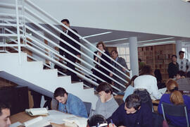 Visita del gobernador de Puerto Rico a la Universidad de Málaga y Obispado. 1993