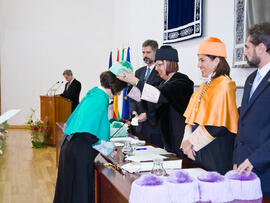 Investidura de nuevos doctores por la Universidad de Málaga 2010. Paraninfo. Enero de 2010