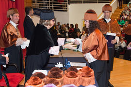 Investidura de nuevos doctores por la Universidad de Málaga. Salón de Actos de la Facultad de Derecho. Enero de 2013