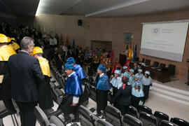 Apertura del Curso Académico 2017/2018 de la Universidad de Málaga. Salón de actos de la Facultad de Turismo. Septiembre de 2017