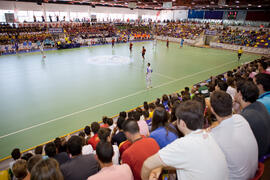 Partido España contra Eslovaquia. 14º Campeonato del Mundo Universitario de Fútbol Sala 2014 (FUTSAL). Antequera. Julio de 2014