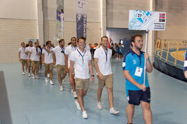 Ceremonia de apertura del IX Campeonato de Europa Universitario de Fútbol Sala. Antequera. Julio de 2013