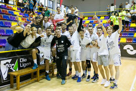 Partido Universidad de Málaga - Universidad de Suceava. Categoría masculina. Campeonato Europeo Universitario de Balonmano. Antequera. Julio de 2017