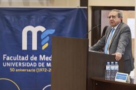 Discurso de José Ángel Narváez. 50 Aniversario de la Facultad de Medicina de la Universidad de Málaga. Facultad de Medicina. Octubre de 2022