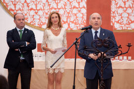 Entrega de premios, de parte de FISU, de la Universidad de Málaga, del ayuntamiento de Antequera y del Comité Organizador. 14º Campeonato del Mundo Universitario de Fútbol Sala 2014 (FUTSAL). Antequera. Julio de 2014