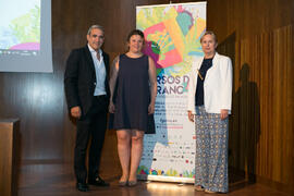 Foto de grupo. Acto de clausura de los Cursos de Verano de la Universidad de Málaga. Ronda. Julio de 2018