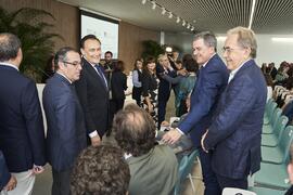 Llegada de autoridades. Inauguración la nueva Facultad de Psicología y Logopedia de la Universidad de Málaga. Campus de Teatinos. Octubre de 2022