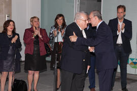 Inauguración de la plaza Pintor Eugenio Chicano. Málaga. Noviembre de 2016