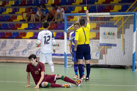 Partido Tailandia contra Portugal. 14º Campeonato del Mundo Universitario de Fútbol Sala 2014 (FUTSAL). Antequera. Julio de 2014