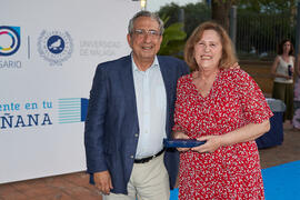Homenaje al personal jubilado o que cumple 25 años de servicio en la Universidad de Málaga. Jardín Botánico. Junio de 2022