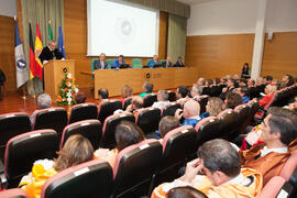 Investidura como Doctor "Honoris Causa" de Hans-Dieter Wienberg por la Facultad de Ciencias de la Universidad de Málaga. Rectorado. Mayo de 2016