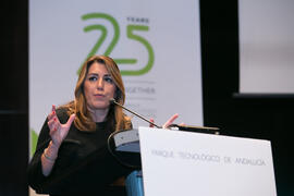 Intervención de Susana Díaz. Acto del 25 Aniversario del Parque Tecnológico de Andalucía. Palacio de Ferias y Congresos de Málaga. Noviembre de 2017