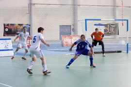 Partido Israel contra Eslovaquia. 14º Campeonato del Mundo Universitario de Fútbol Sala 2014 (FUTSAL). Antequera. Julio de 2014
