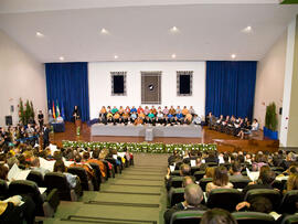 Investidura como Doctor "Honoris Causa" de D. José Antonio Domínguez Bandera por la Universidad de Málaga. Escuela Técnica Superior de Informática y Telecomunicaciones. Mayo de 2010