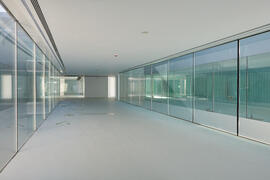 Interiores de la nueva Facultad de Psicología. Campus de Teatinos. Mayo de 2021