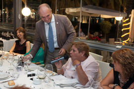 Cena Homenaje a profesores y PAS jubilados de la Facultad de Económicas. Restaurante El Palmeral. Septiembre de 2015
