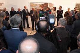 Inauguración de la exposición "Paisajes Andaluces", de Eugenio Chicano. Museo del Patrimonio Municipal. Diciembre de 2016
