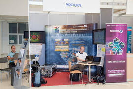 Estand de Phosphorus para el congreso TERENA Networking Conference 2009. Facultad de Derecho de la Universidad de Málaga. Junio de 2009