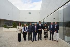 Autoridades. Inauguración la nueva Facultad de Psicología y Logopedia de la Universidad de Málaga. Campus de Teatinos. Octubre de 2022