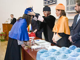 Investidura de nuevos doctores por la Universidad de Málaga 2010. Paraninfo. Enero de 2010
