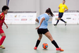 Partido China contra Uruguay. 14º Campeonato del Mundo Universitario de Fútbol Sala 2014 (FUTSAL). Antequera. Julio de 2014
