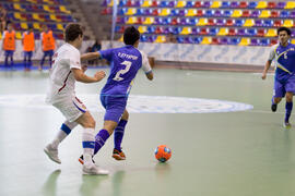 Partido Tailandia contra República Checa. 14º Campeonato del Mundo Universitario de Fútbol Sala 2014 (FUTSAL). Antequera. Julio de 2014
