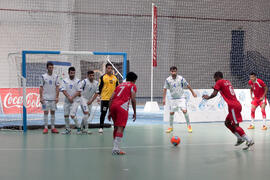 Partido Azerbaiyán contra Omán. 14º Campeonato del Mundo Universitario de Fútbol Sala 2014 (FUTSAL). Antequera. Julio de 2014