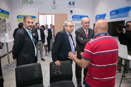 Inauguración del I Workshop Red de Cátedras Estratégicas. Edificio de Tabacalera. Mayo de 2018
